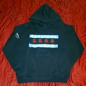 Barstool Chicago Flag Black Hoodie